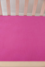 (SOLID, ribbed) Rainbow Royal - Crib Sheet