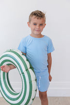 (SOLID, ribbed) Neverland - Pocket Short Set